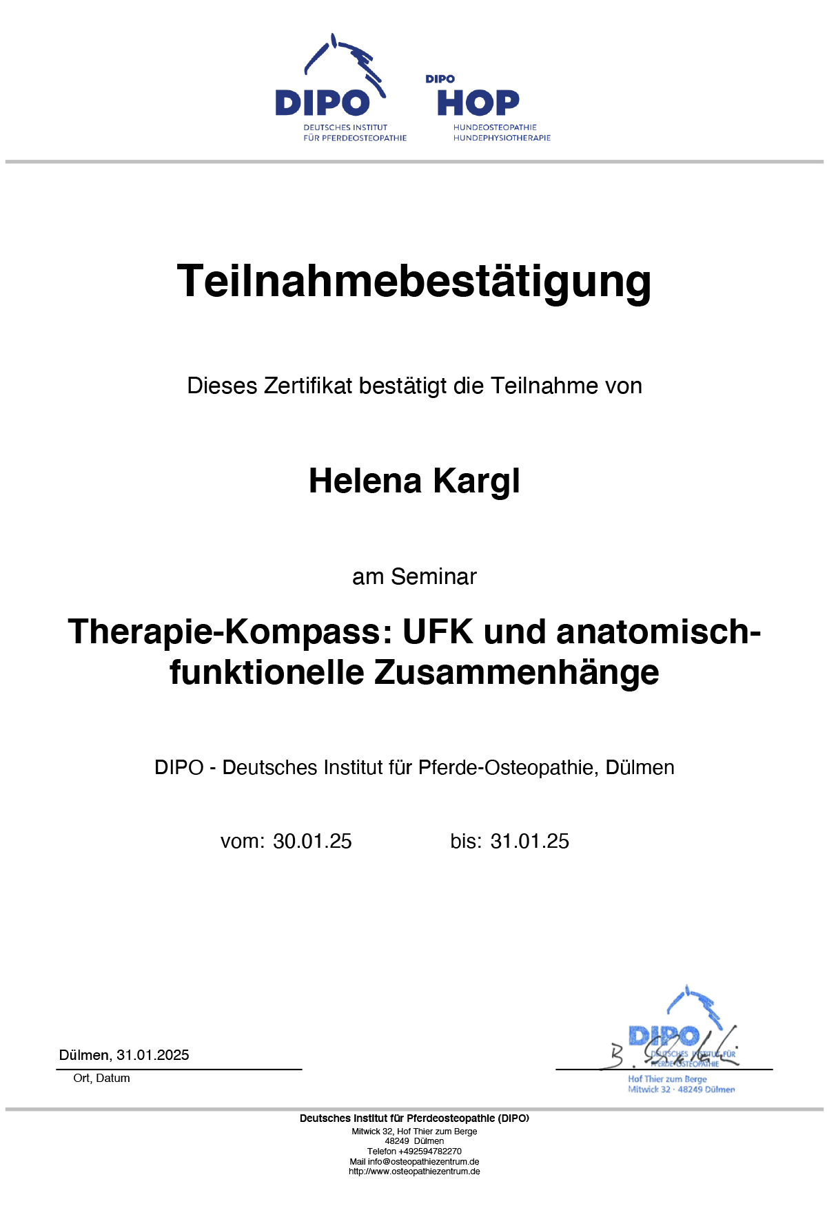 Zertifikat-Osteopathie-Pferd